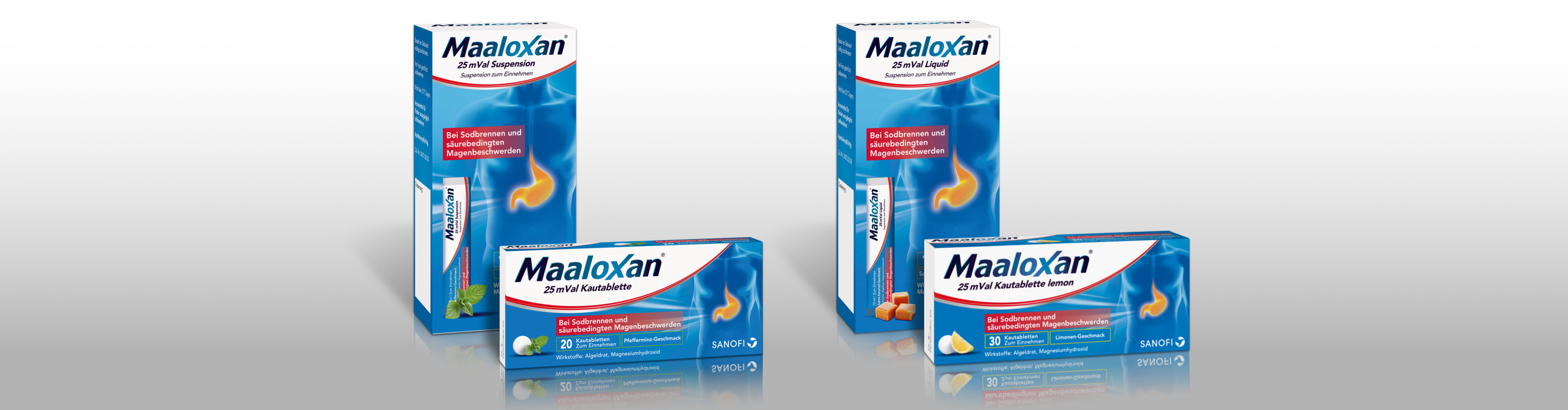 Maaloxan Produktübersicht Maaloxan Produktübersicht